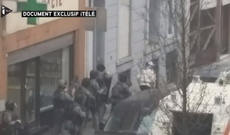 New footage emerges of Abdeslam's dramatic capture