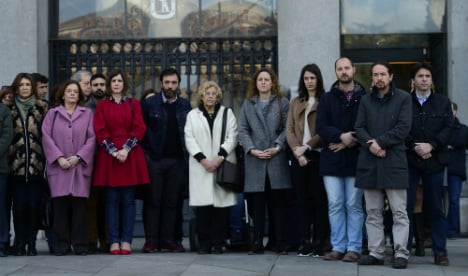 Madrid observes minute’s silence for Brussels victims