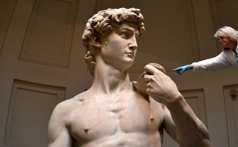 Michelangelo’s David gets expensive clean-up