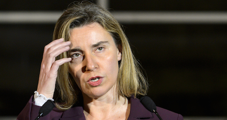 EU's Mogherini demands progress at Syria talks