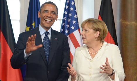 Germans told 'stay away from windows' for Obama visit