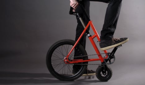 Inventor hopes to woo city-slicker hipsters with ‘half-bike’