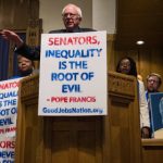 ‘He’s a beautiful man’: Bernie Sanders meets Pope Francis