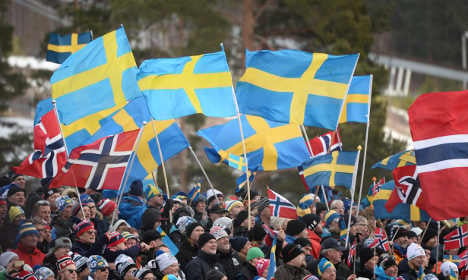 What does two percent of Norway have against Sweden?