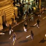VIDEO: Mass street brawl erupts at Paris migrant camp
