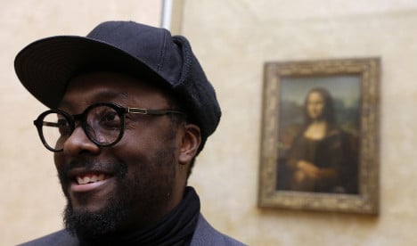 Rap star Will.i.am spends 'awesome' night at the Louvre