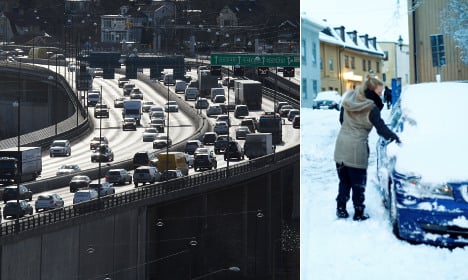 How spring snow caught the Swedes by surprise