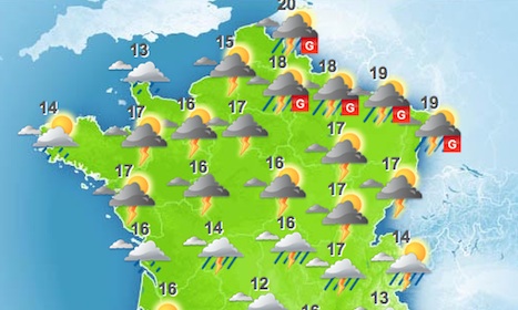 Northern France on high alert for storms this afternoon