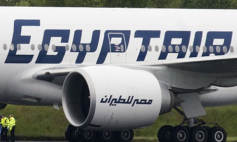 Who was on board the EgyptAir flight from Paris?
