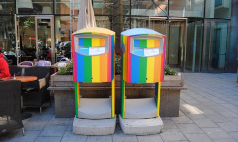 These are some of Sweden’s new gay pride mailboxes