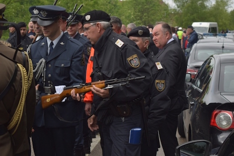 Croatian army weapons seized by Austrian police