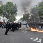 Police and protesters clash again in French cities