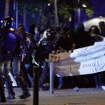 Squatters clash with police over Barcelona bank eviction