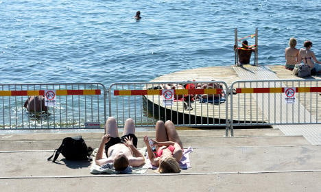 Swedish beaches are cleaner, but these are still too dirty