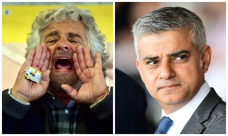 Fury as Grillo makes ‘terrorist’ jibe at London Muslim mayor