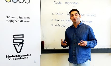 How Samir got a job teaching Swedish - after two years in Sweden
