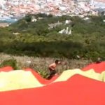 Man arrested for unfurling giant Spanish flag in Gibraltar