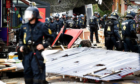 Copenhagen police tear down Christiania cannabis market