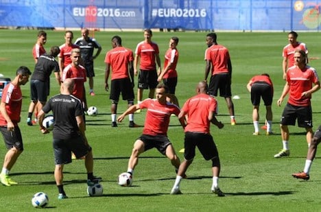 Football: Swiss prep for Poland clash