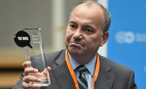 Turkish editor wins German freedom of speech award