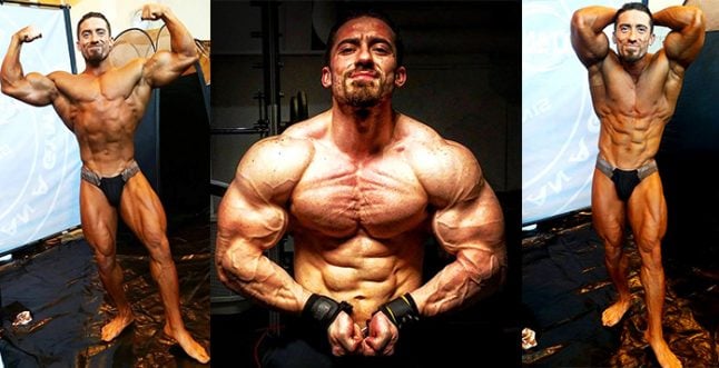 The Syrian body-building champion fighting the urge to eat sweets in Sweden