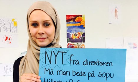 Danish school tells Muslims they can’t pray