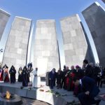 Pope visits Armenian genocide memorial