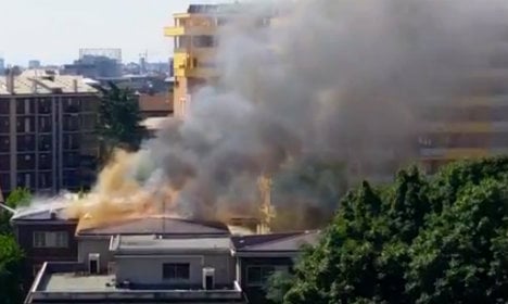 Sixty-six children evacuated in Milan summer school blaze