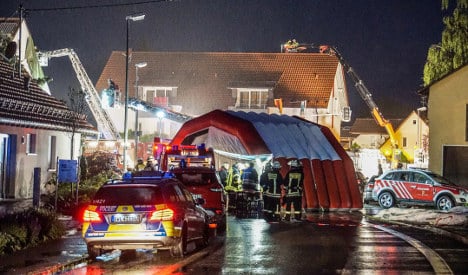 Whirlwinds, rain continue to batter Germany