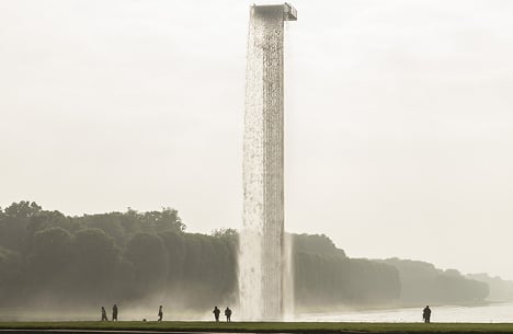 Palace of Versailles gets giant waterfall to 'hold up the sky'