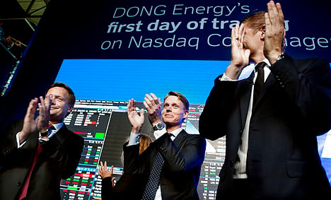 Denmark's Dong Energy takes bourse by storm
