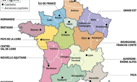 New map of France finalized as regions settle on names