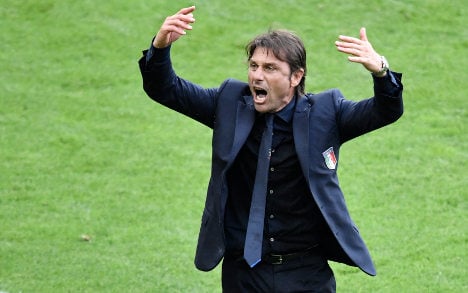 Conte theatrics a boon for Italy, and Chelsea fans