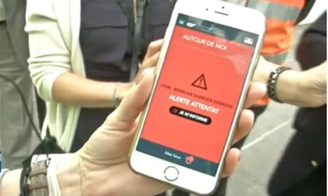 France launches smartphone 'terror alert' app