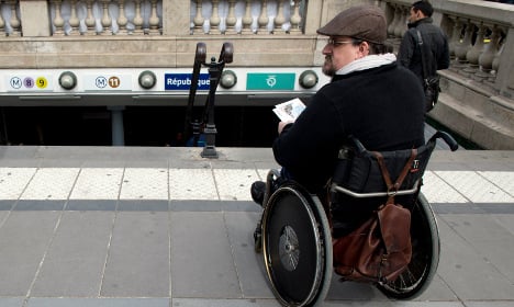 Paris: an obstacle course for wheelchair users