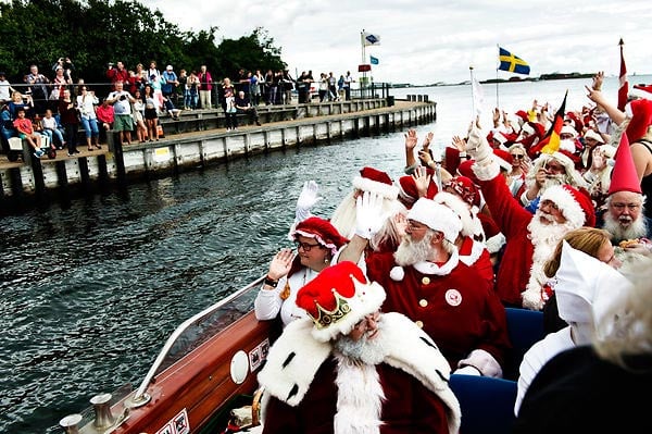 Santas from around the world come to Copenhagen… in July!