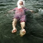 In case you've always wondered what Santa wears under his suit... Photo:  Mathias Løvgreen Bojesen/Scanpix