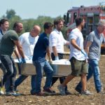 Puglia train collision: mourners identify the dead