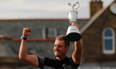 Swede Stenson surges to British Open glory