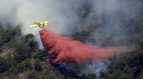 Spain calls in army as wildfire reaches nature reserve