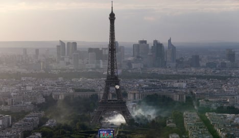 Eiffel Tower closes after riots at fan zone