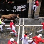 ‘I’ve had best time ever’ insists American gored in bull run