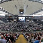 World’s biggest orchestra performs in German stadium