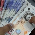 British pound falls again and heads for parity against euro