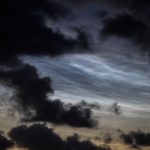 During the summer months, unique cloud formations form just after sunset and before sunrise. These clouds, known as noctilucent clouds, appear electric blue and can light up the night sky.Photo: Colin Abbott/Europix Photography