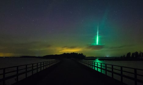'Overjoyed' Swedish snapper captures this shooting star