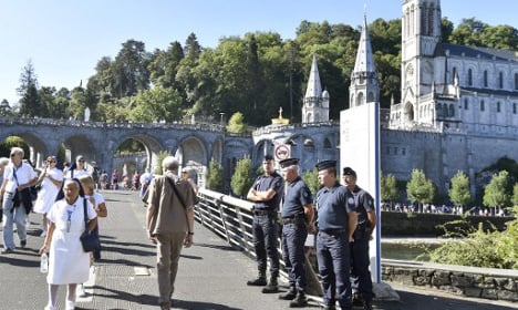 ‘Pray for France’: Catholics rally at Lourdes shrine