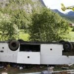 Tourist killed in Norway after bus careers off road