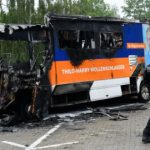 Arsonist burns down Merkel party mate’s campaign bus