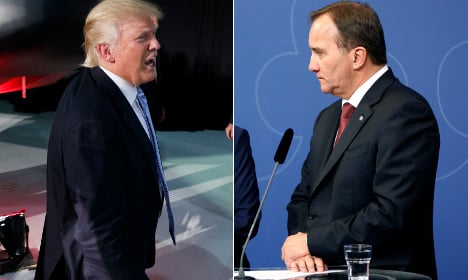 Swedish PM: Trump's campaign based on 'fear'